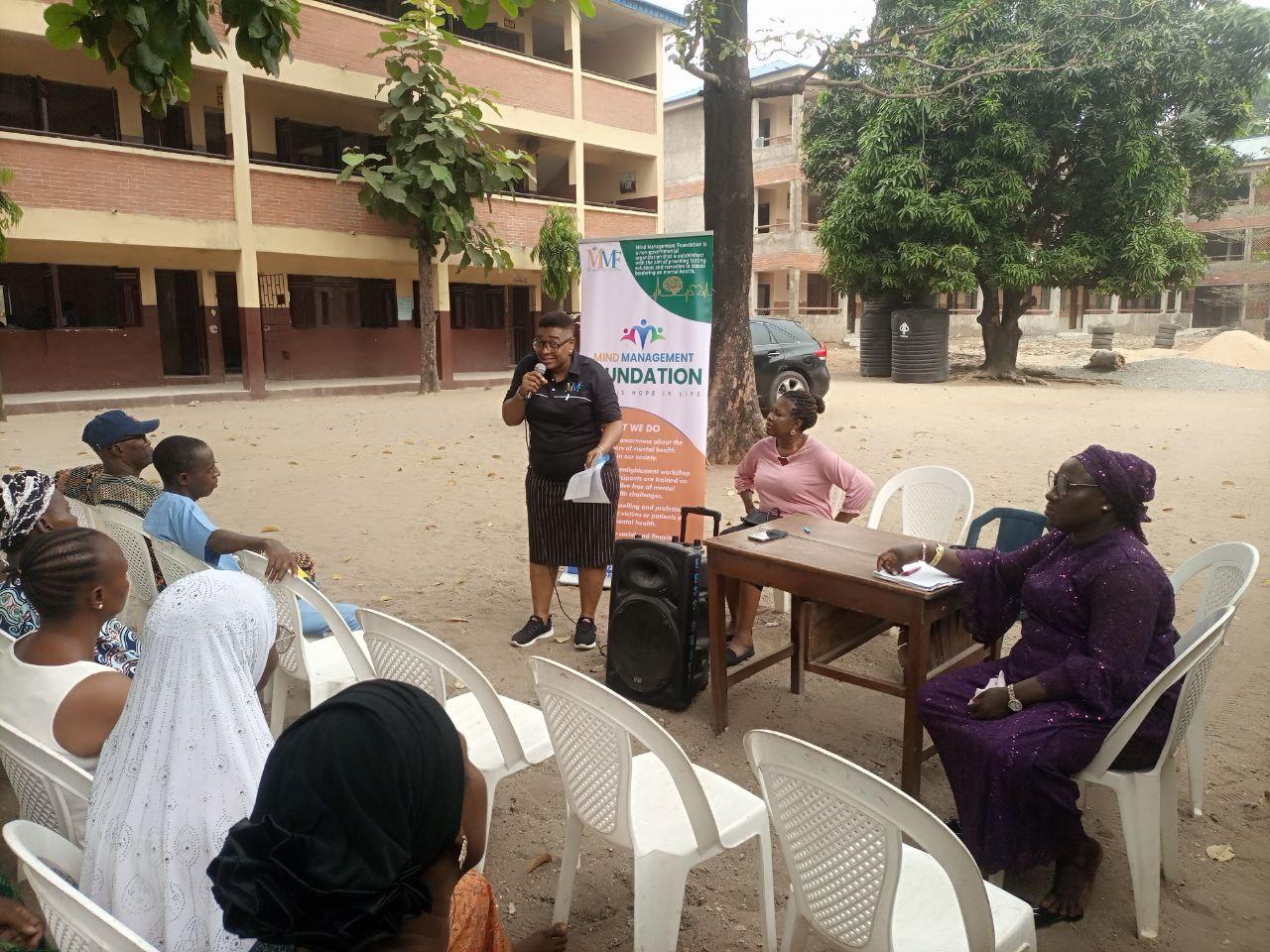 MMF training with Euba Senior Secondary School Parents Teachers forum