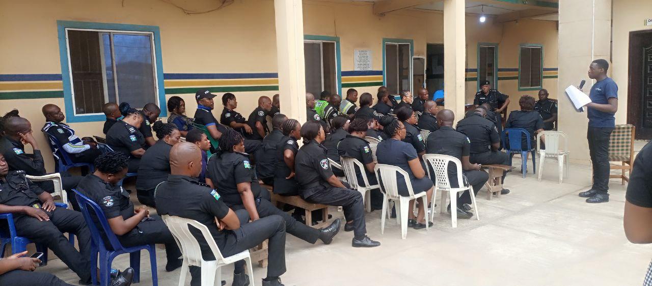 Today's MMF training with Ejigbo police Divisional HQ